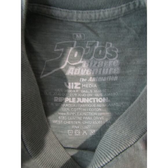 Jojo's Green Bizarre Adventure Crew Neckline Short Sleeves T-Shirt Size Medium - Picture 12 of 12